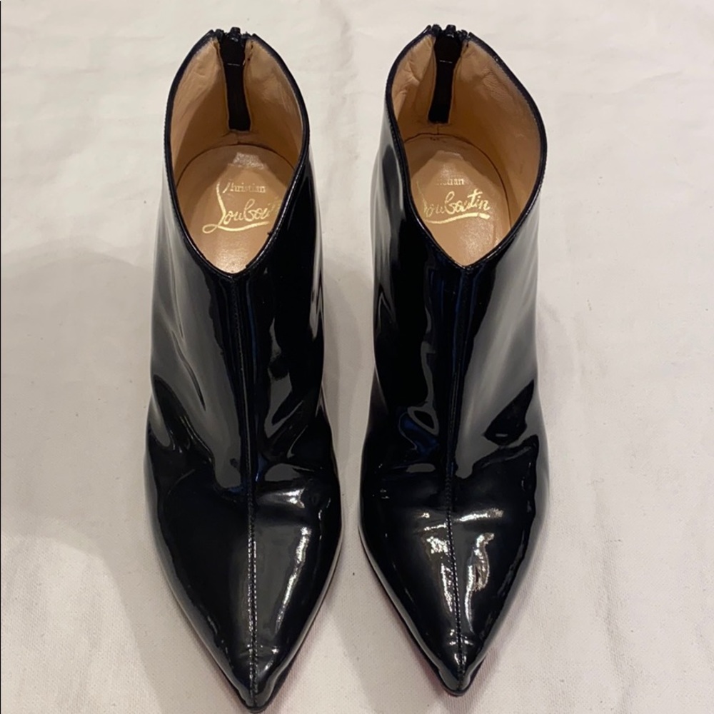 Christian Louboutin Patent Leather Booties
